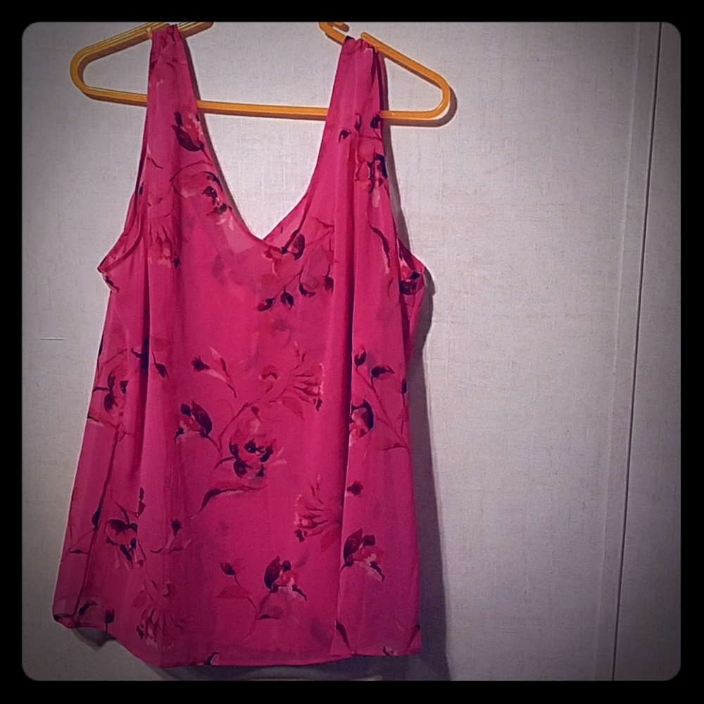 White House Black Market double layer tank top